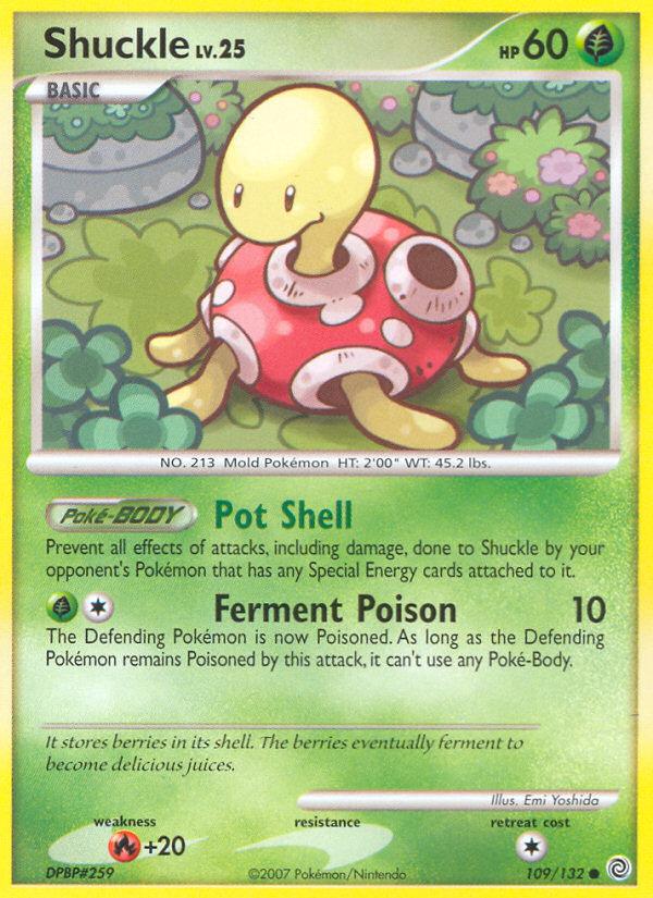 Shuckle (109/132) - Secret Wonders Pokémon Card