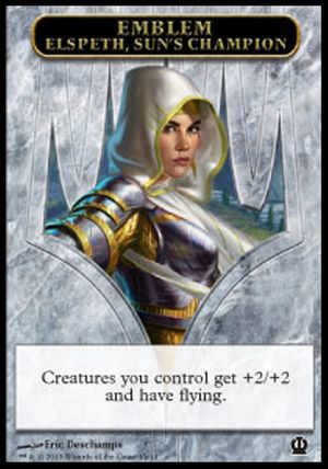 Emblem Elspeth, Sun's Champion (Theros)