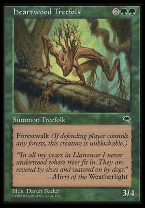 Heartwood Treefolk (Tempest)