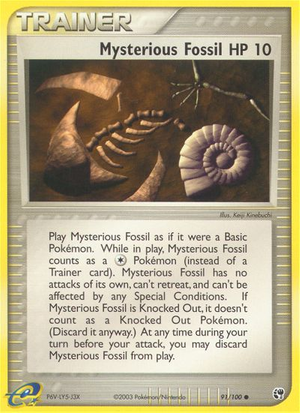 Mysterious Fossil (Trainer: Item) (91/100) - Sandstorm