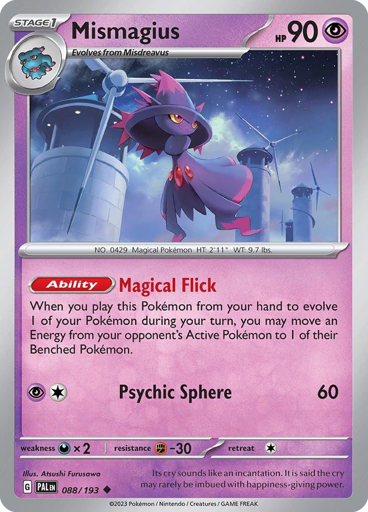 Mismagius (88/193) - Paldea Evolved Pokémon Card