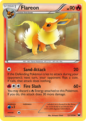 Flareon (12/108) - Dark Explorers