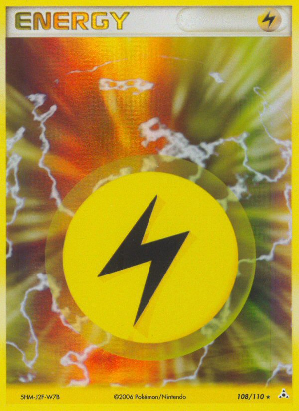 Lightning Energy (108/110) - Holon Phantoms Pokémon Card