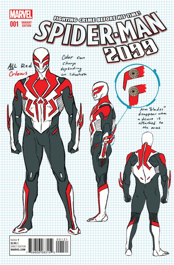 Spider-man 2099 #1 (Anka Design Variant)