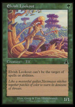 Elvish Lookout (Urza's Destiny) Trading Card