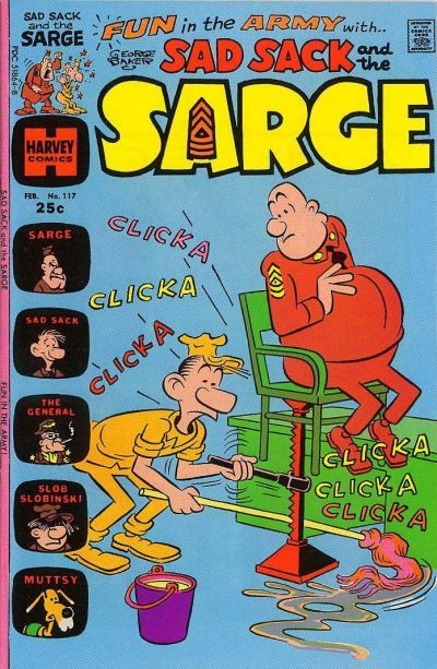 Sad Sack And The Sarge #117 Comic