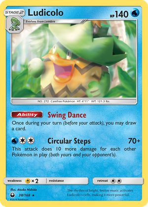 Ludicolo (38/168) - Celestial Storm