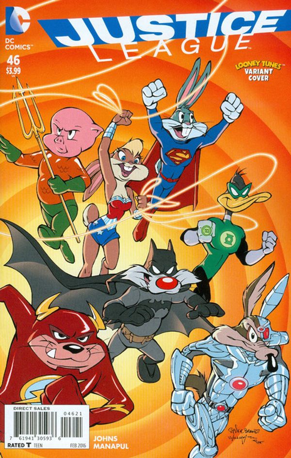 Justice League #46 (Looney Tunes Variant Cover)