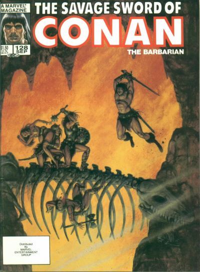 The Savage Sword of Conan #128 Comic