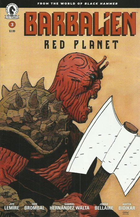 Barbalien Red Planet #3 Comic