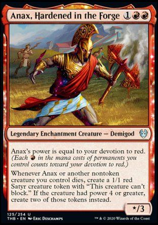 Anax, Hardened in the Forge (Theros Beyond Death) Trading Card