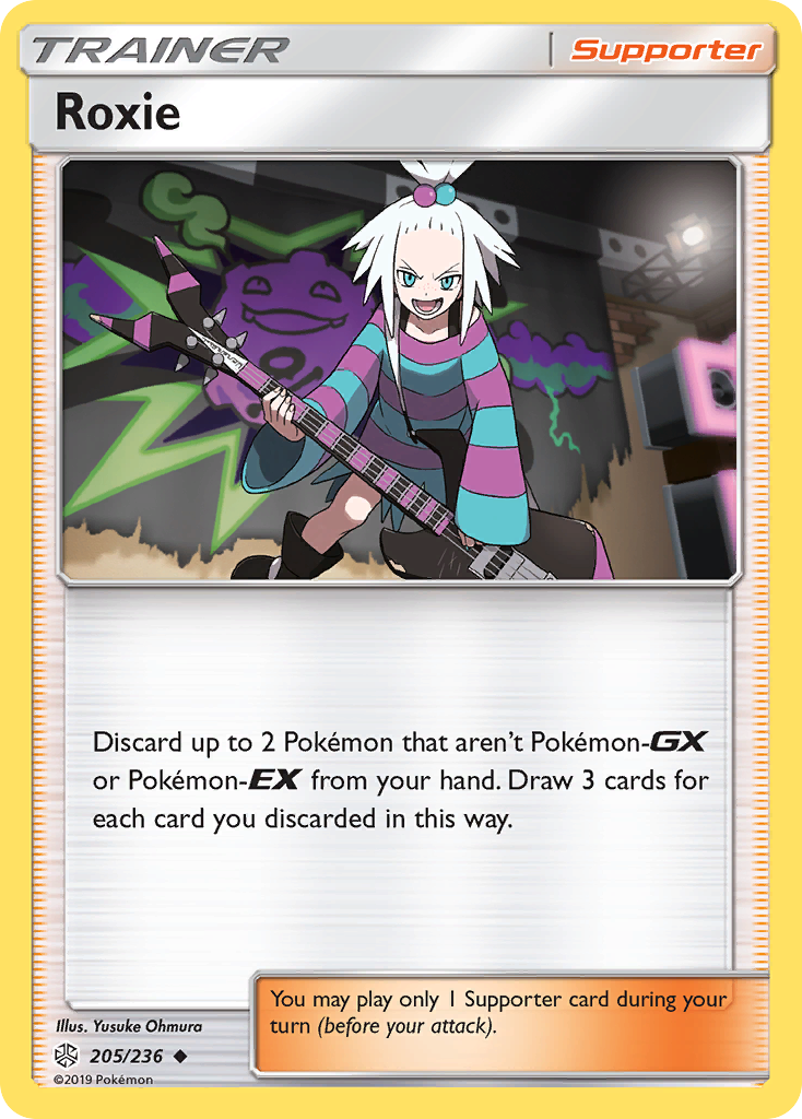 Roxie (Trainer: Supporter) (205/236) - Cosmic Eclipse Pokémon Card