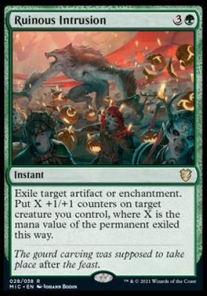 Ruinous Intrusion (Innistrad Midnight Hunt Commander Decks)