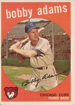  1954 Topps # 123 Bobby Adams Cincinnati Reds (Baseball
