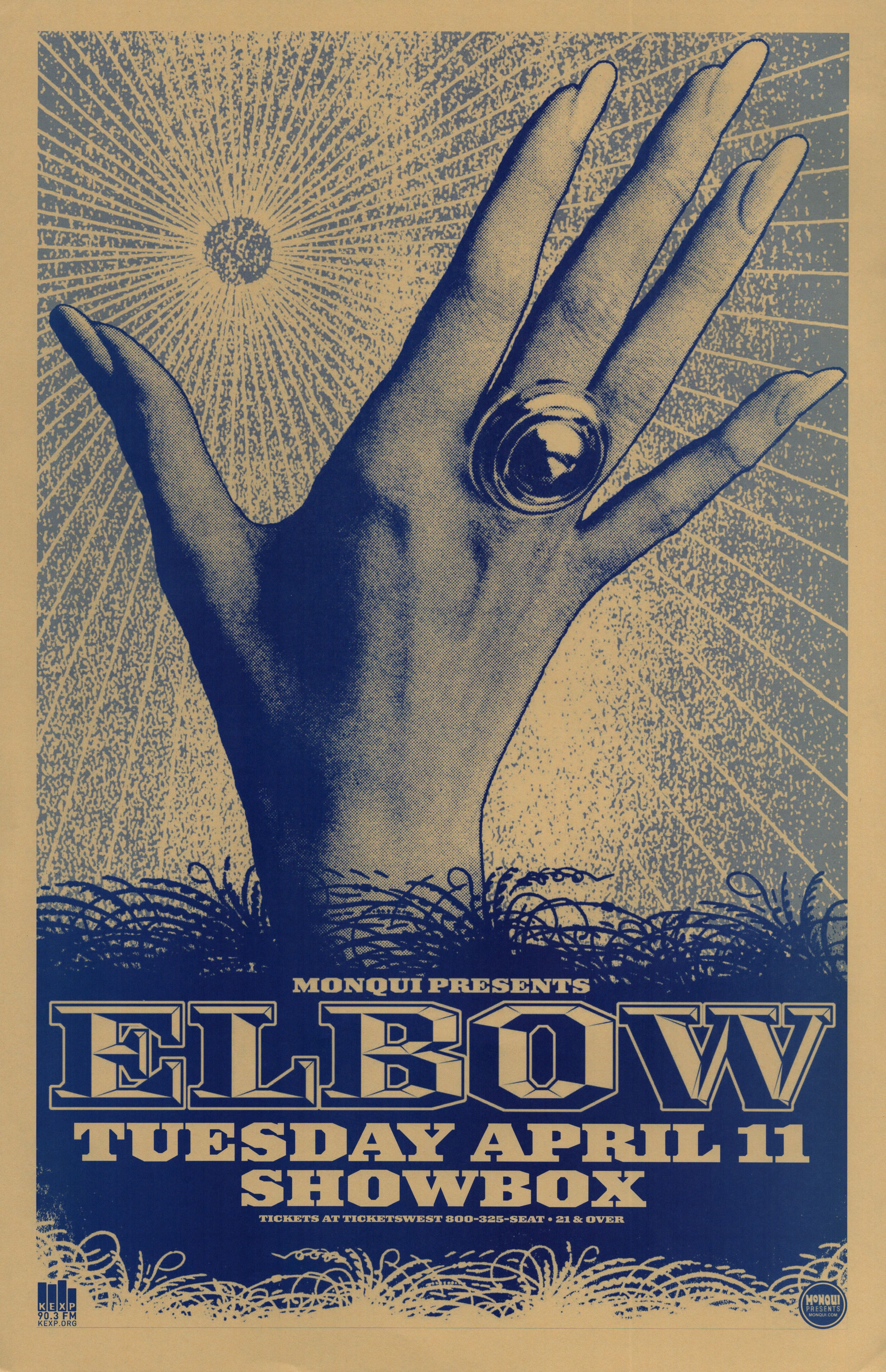 MXP-226.5 Elbow 2006 Showbox  Apr 11 Concert Poster