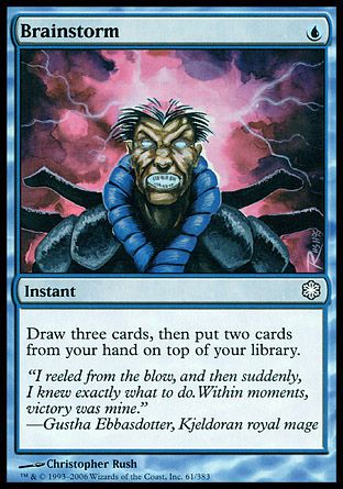 Brainstorm (Coldsnap Theme Decks) Trading Card