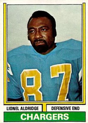 Lionel Aldridge 1974 Topps #281