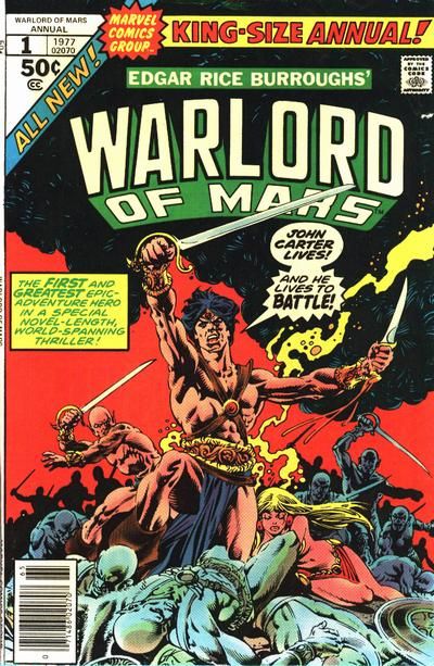 John Carter Warlord of Mars Annual Comic