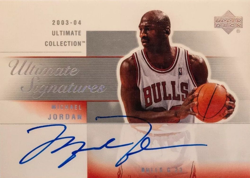 Michael Jordan 2003-04 Upper Deck Ultimate Collection - Signatures #MJ-A Sports Card