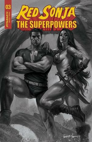 Red Sonja: The Superpowers #3 (15 Copy Parrillo B&w Cover)