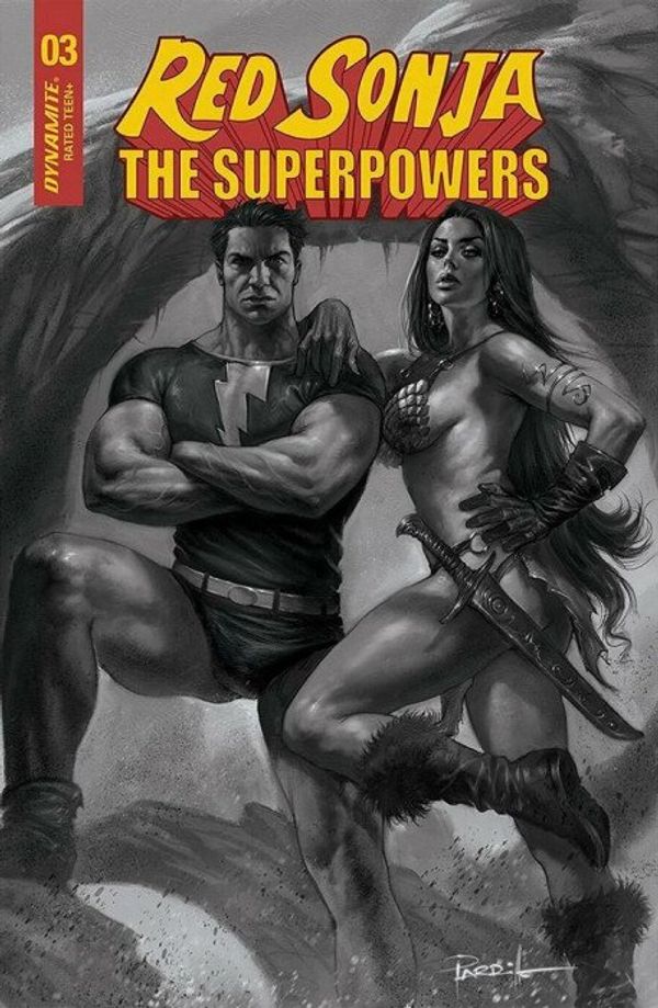 Red Sonja: The Superpowers #3 (15 Copy Parrillo B&w Cover)