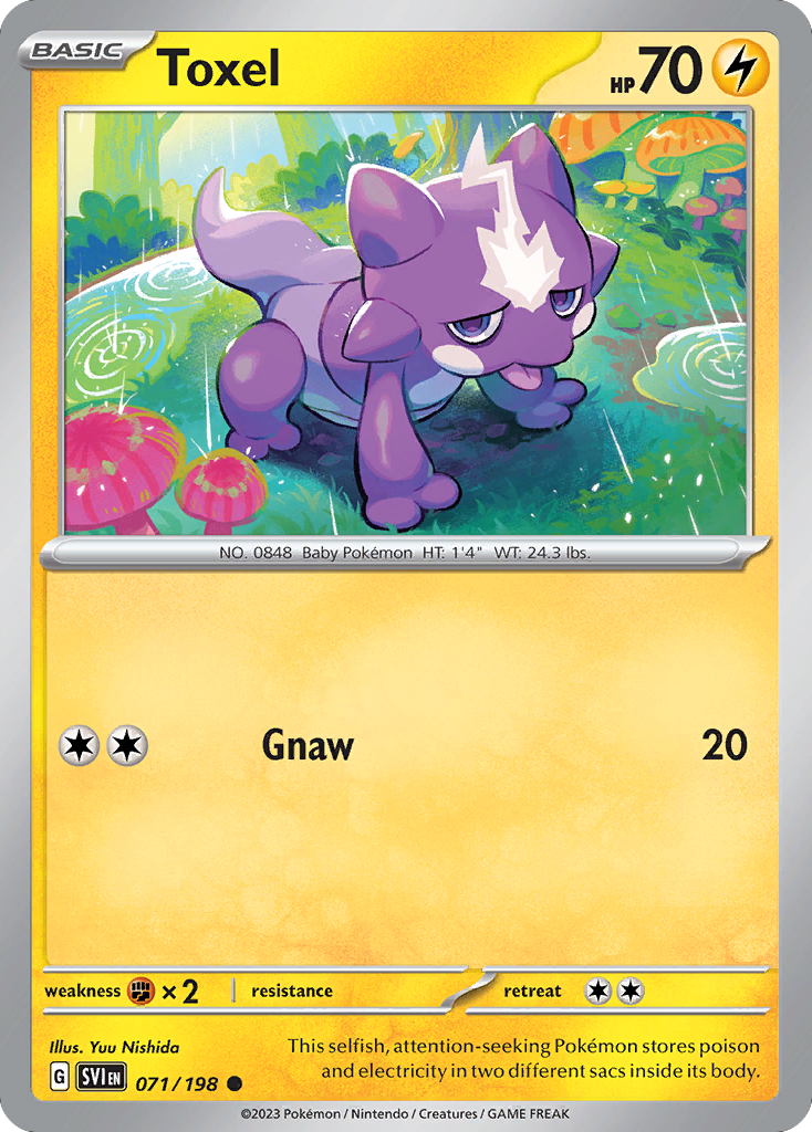 Toxel (71/198) - Scarlet & Violet Pokémon Card