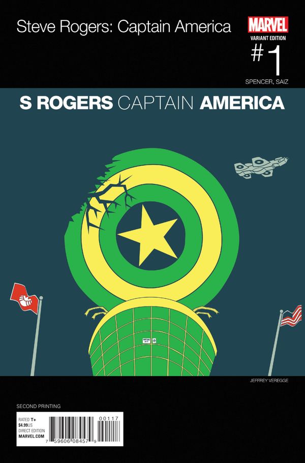 Captain America: Steve Rogers #1 (Hip Hop Variant) (2nd Printing)