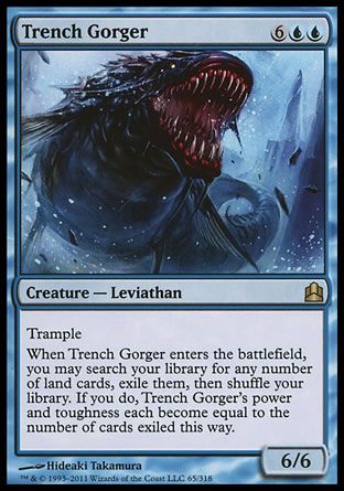 Trench Gorger (MTG Commander) Trading Card