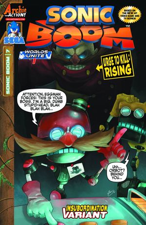 Sonic Boom #7 (Insubordination Variant Cover)