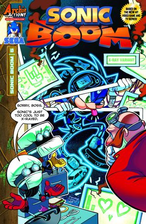 Sonic Boom #5 (X Ray Variant Cover)