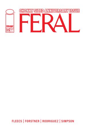 Feral #25 (Cvr E Blank Sketch Variant (allocations May Occur)