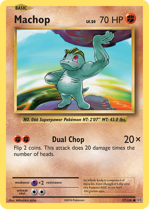 Machop (57/108) - Evolutions (Reverse Holo)