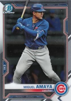 Miguel Amaya 2021 Bowman Chrome - Prospects Baseball #BCP-192 Sports Card