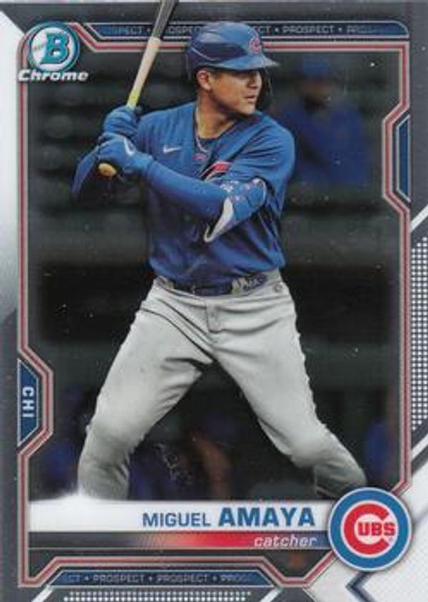 Miguel Amaya 2021 Bowman Chrome - Prospects Baseball #BCP-192