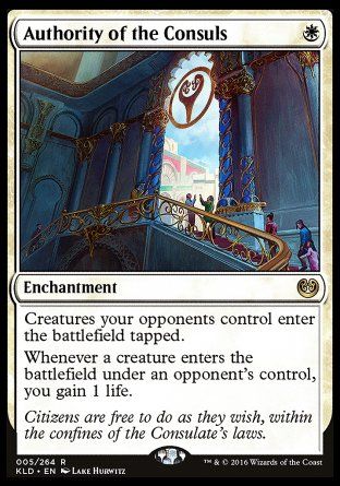 Authority of the Consuls (Kaladesh) Trading Card