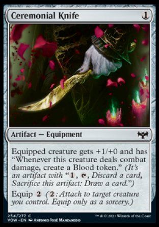 Ceremonial Knife (Innistrad: Crimson Vow) Trading Card