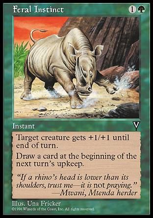 Feral Instinct (Visions) Trading Card