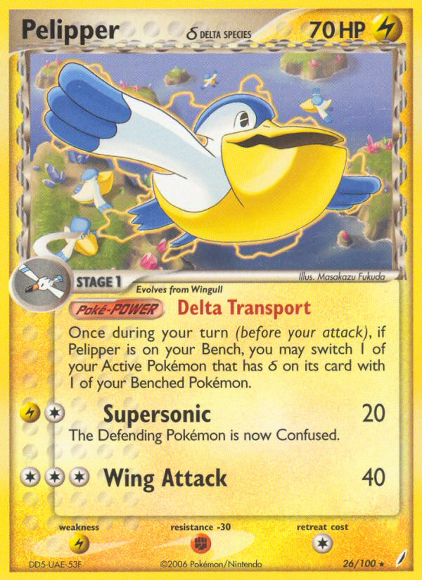 Pelipper Pokémon Card