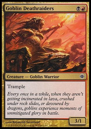 Goblin Deathraiders (Shards of Alara) Trading Card