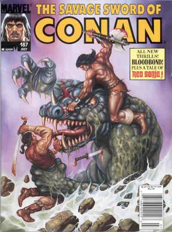 The Savage Sword of Conan #187