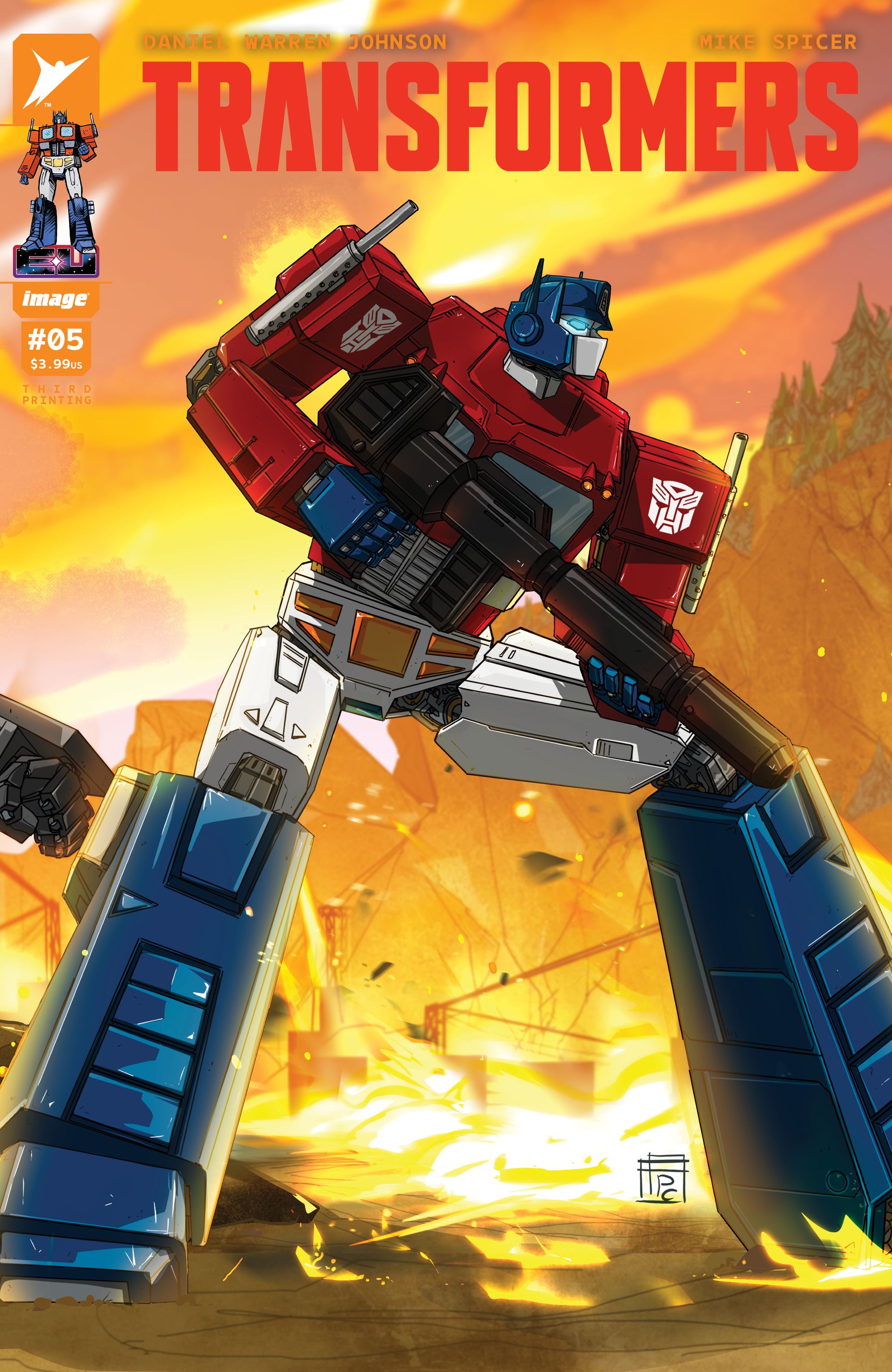 Transformers #5 (Third Printing) Comic