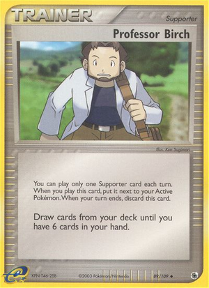 Professor Birch (Trainer: Supporter) (89/109) - Ruby & Sapphire