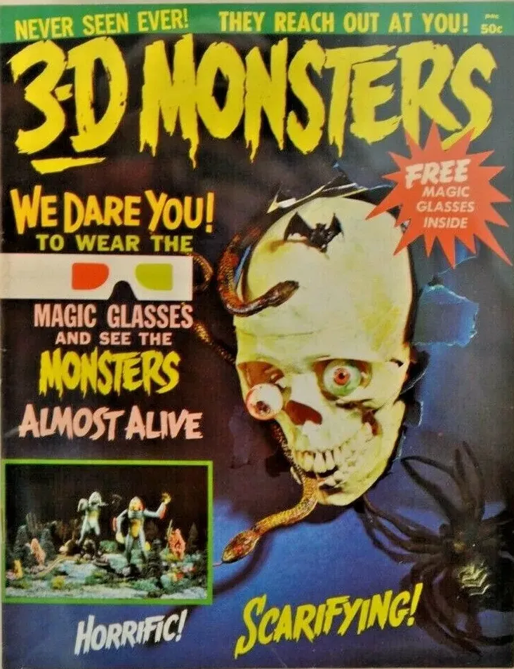 3-D Monsters #1 Magazine