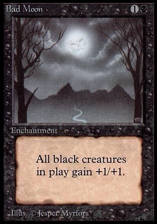 Bad Moon (Alpha) Trading Card