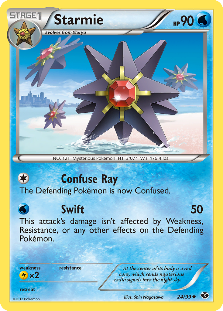 Starmie (24/99) - Next Destinies Pokémon Card