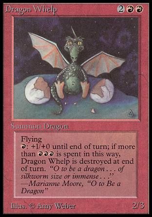 Dragon Whelp (Beta) Trading Card