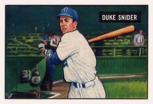 Duke Snider 1951 Bowman #32 Sports Card