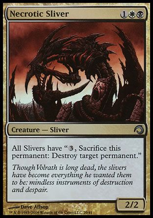 Necrotic Sliver (Premium Deck Series: Slivers) Trading Card