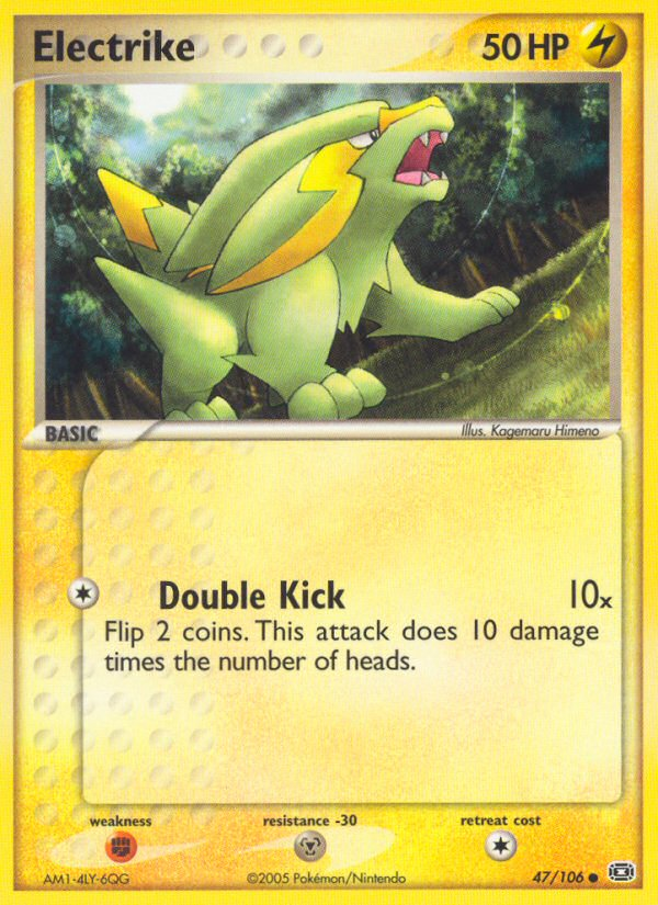 Electrike (47/106) - Emerald Pokémon Card