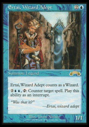 Ertai, Wizard Adept (Exodus) Trading Card